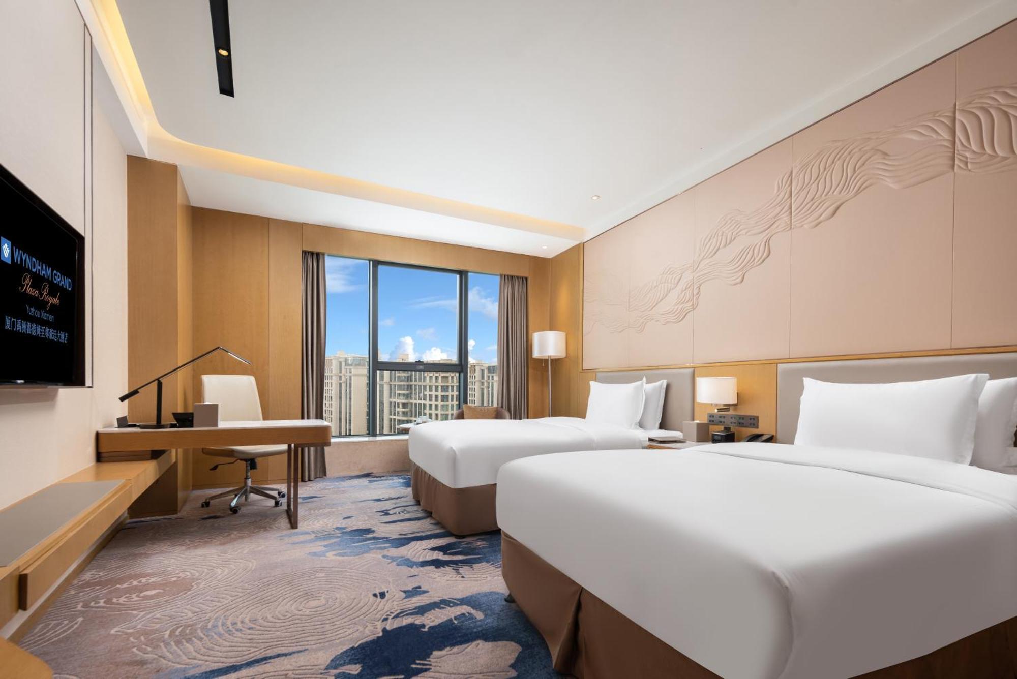 מלון Wyndham Grand Plaza Royale Yuzhou Xiamen Wuyuan Bay מראה חיצוני תמונה