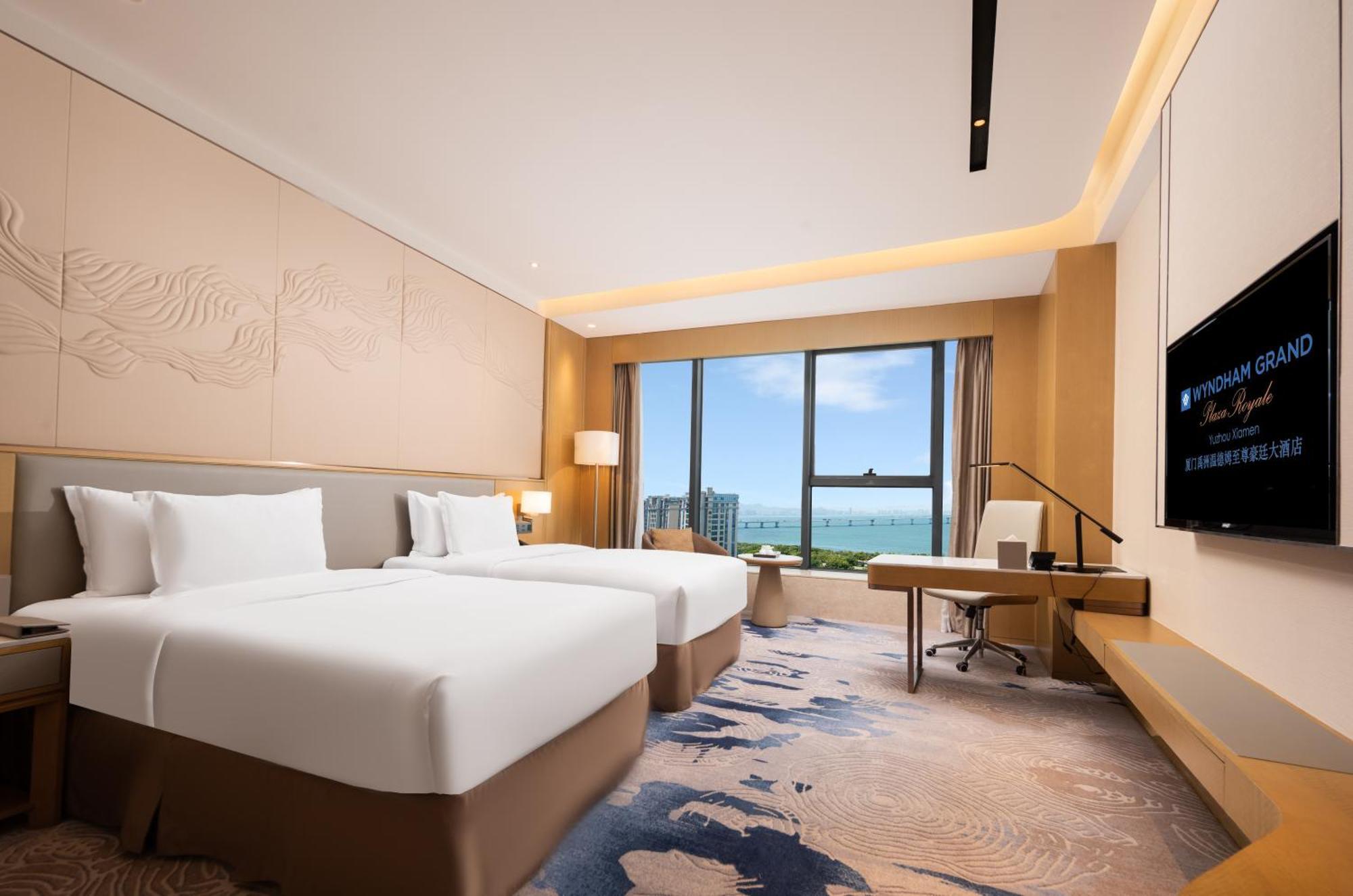 מלון Wyndham Grand Plaza Royale Yuzhou Xiamen Wuyuan Bay מראה חיצוני תמונה
