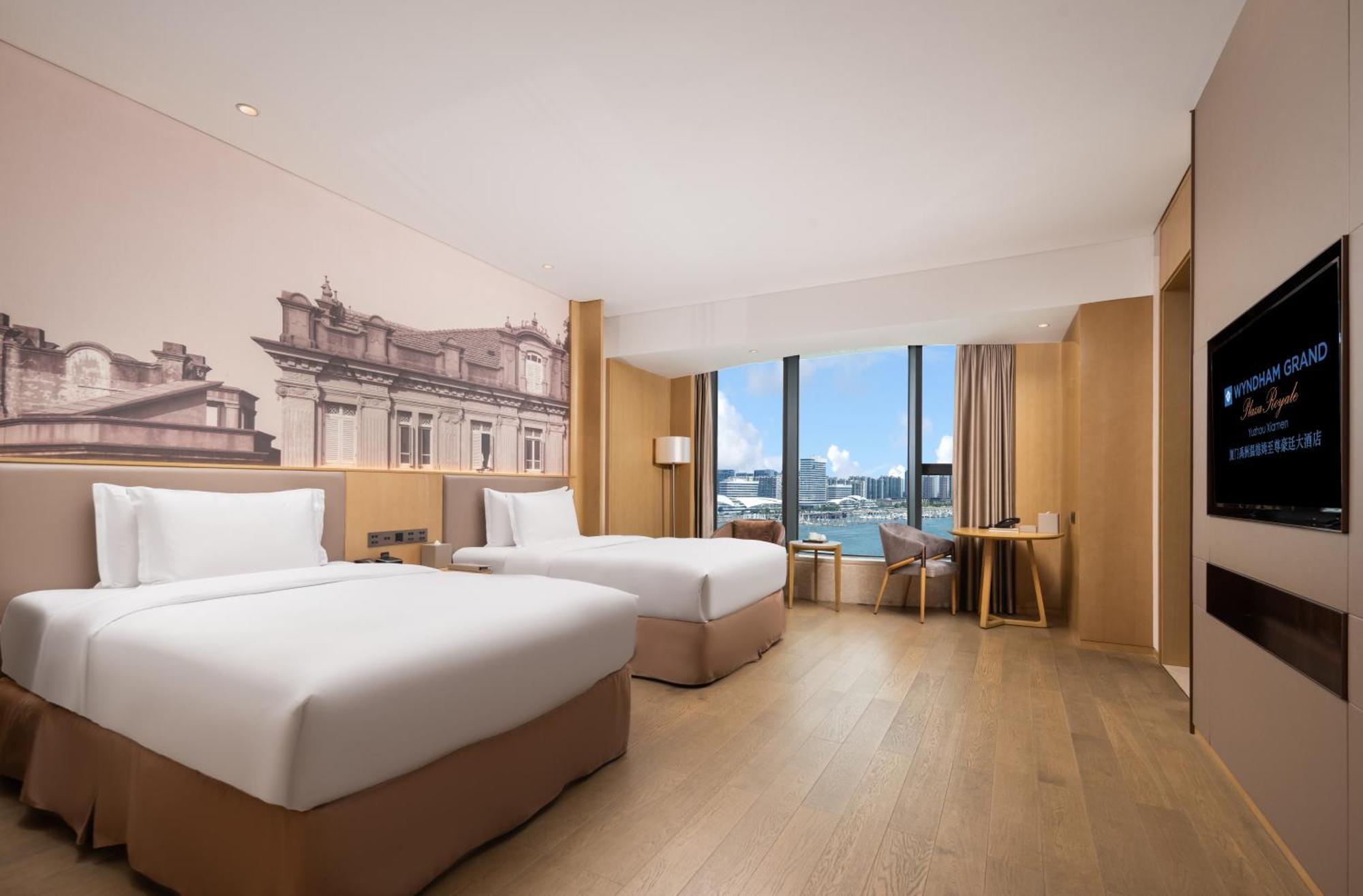 מלון Wyndham Grand Plaza Royale Yuzhou Xiamen Wuyuan Bay מראה חיצוני תמונה